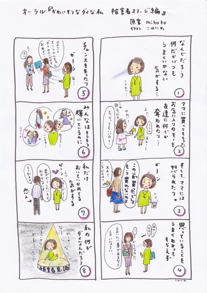 かわいそうなダメな私 被害者ステージ編 オーラル 一般社団法人 Hitキャラクトロジー 心理学協会